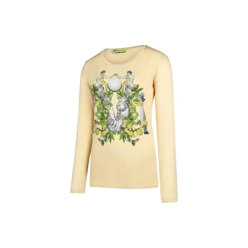 VERSACE VERSACE T-Shirt Women's Yellow-2