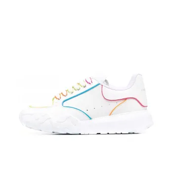 Alexander McQueen Court Trainer Cushioning Anti-Slip And Wear-Resistant Low-Top Sports Casual Shoes Women's White