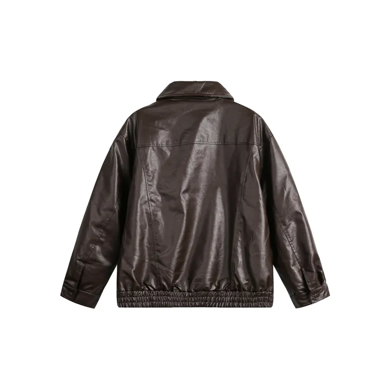 DARKCIRCLE Leather Jacket Unisex-11