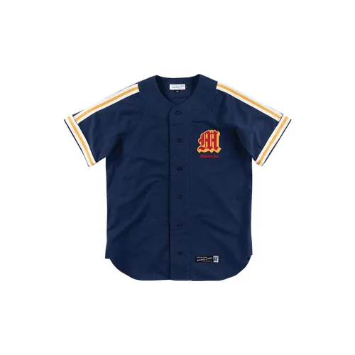 Mitchell Ness Baseball Jerseys Unisex Navy Blue