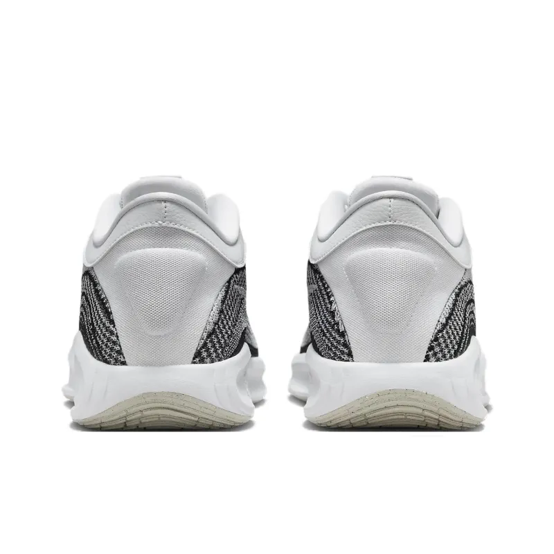 Nike G.T. Hustle Anti Slip Wear Resistant Low Top Basketball Shoes Unisex White-3