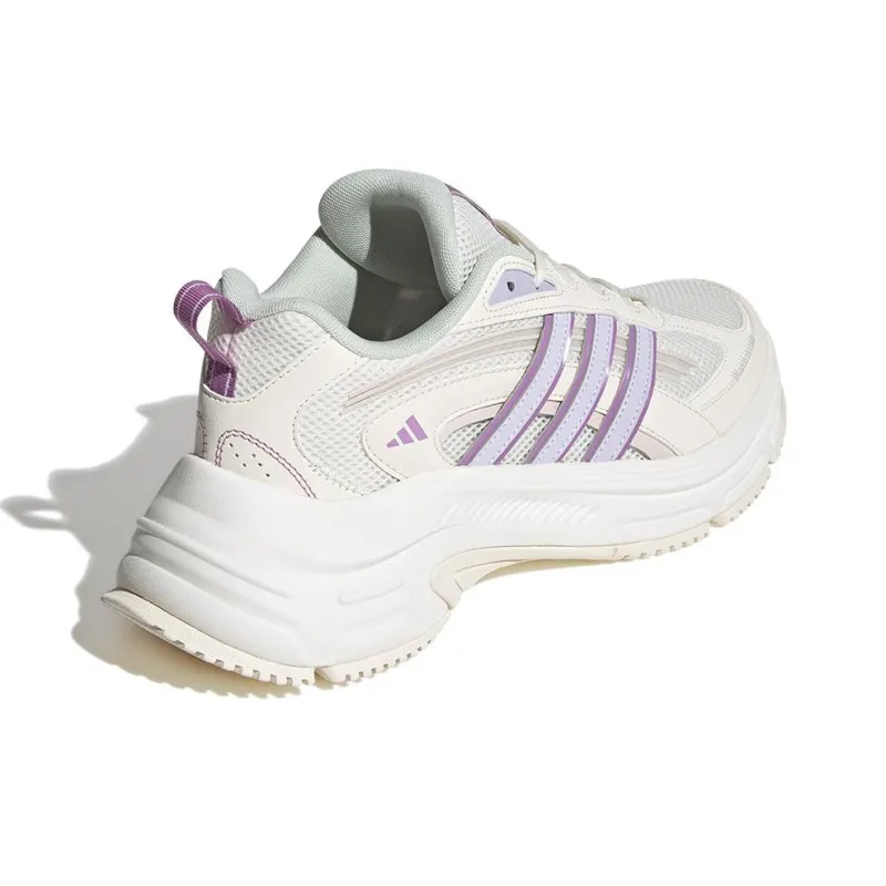 Adidas FC CLASSIC Anti Slip Wear Resistant Low Top Running Shoes Women's Beige Purple-3