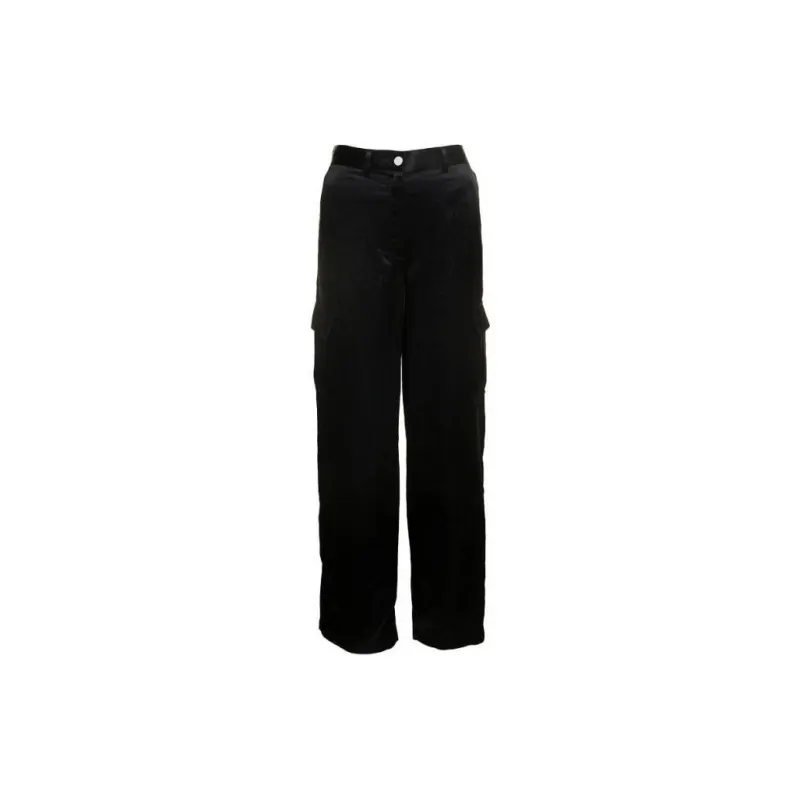 THEORY High Waist Straight Leg Cargo Pants-1
