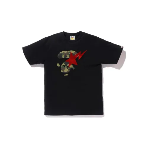 BAPE 1st Camo Ape Face Sta Tee 