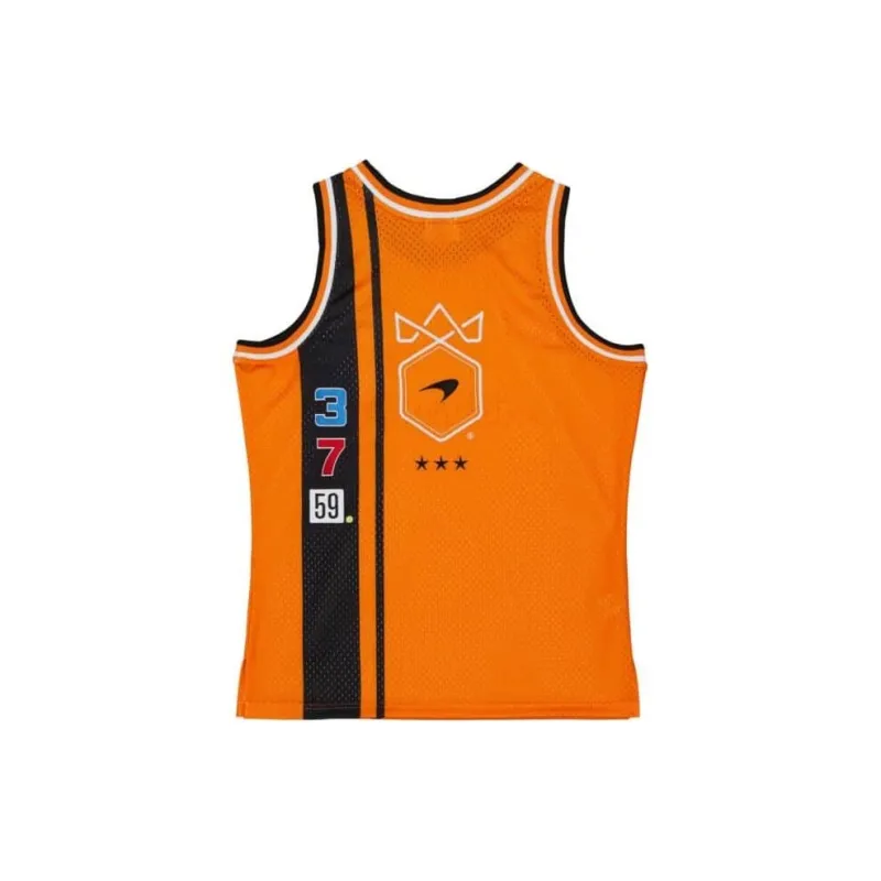Mitchell & Ness M&N X McLaren Co-branded Series Tank Tops Unisex Orange-1