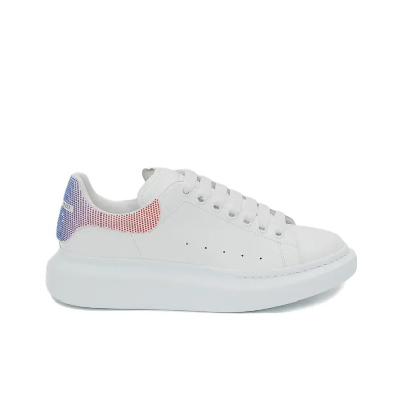 Alexander McQueen Thick soled Low top Sneakers 'White Pink Purple'-1