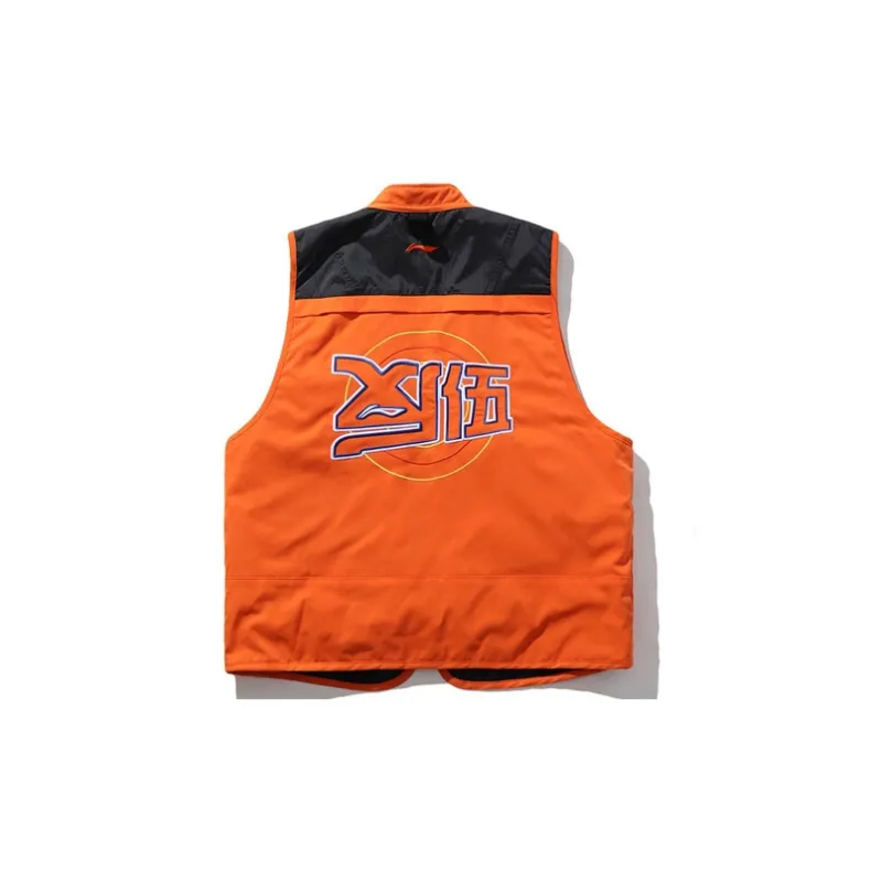 Tide X LINING Vests Men Orange-1