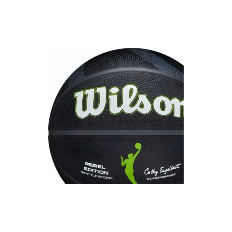 Wilson Basketball Black Green Size 6 Ball Training Unisex-4