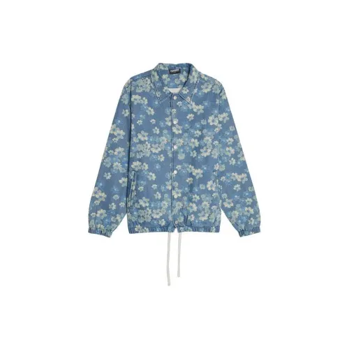 PLEASURES Garden Denim Coach Jacket
