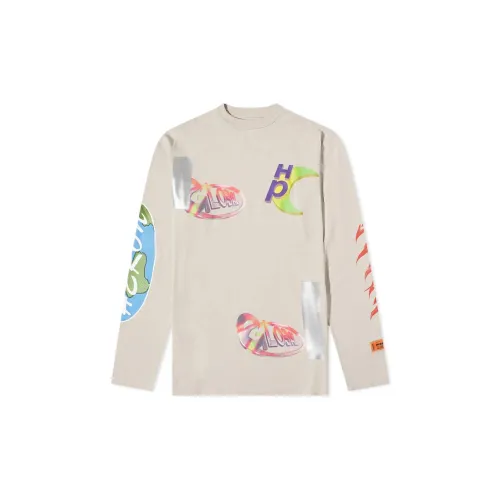 HERON PRESTON OS Global Collage Long-sleeve T-shirt