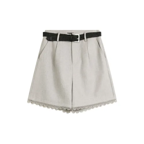 ELF SACK Casual Shorts Women's Drifting Light Gray