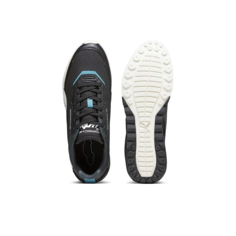 PUMA Porsche Legacy Speedfusion Anti Slip Wear Resistant Low Top Casual Shoes Unisex Black White-4