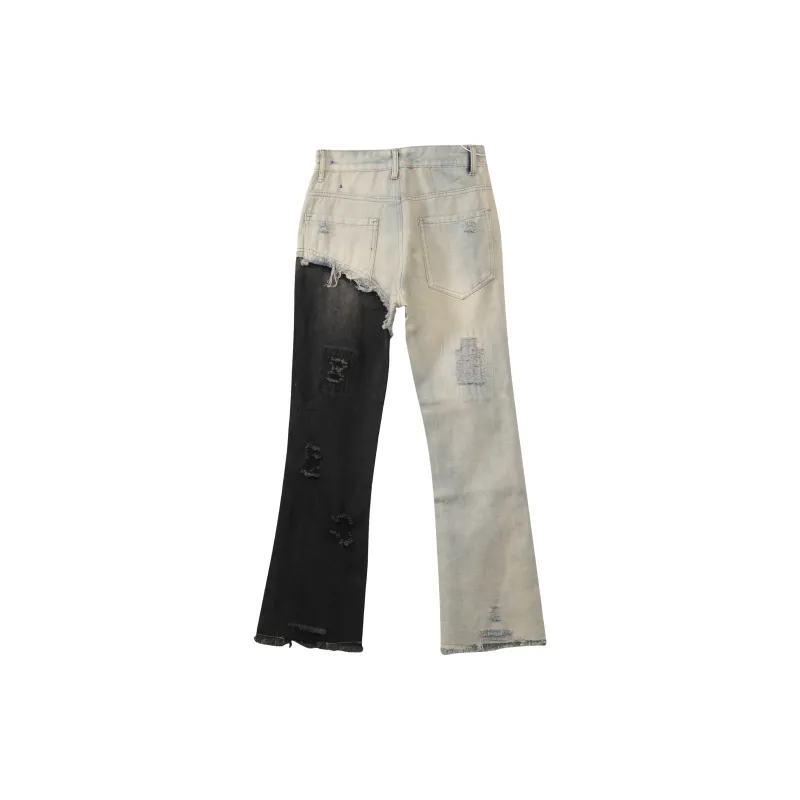 JUFU Jeans Women's Black/White-1