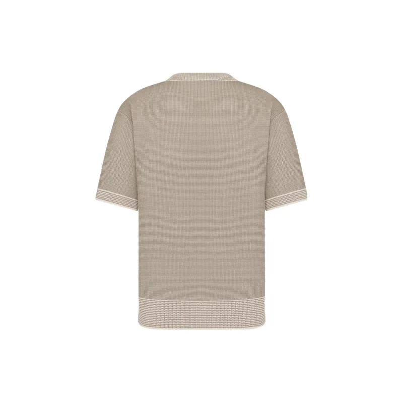 DIOR T Shirts Men Brown-1