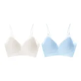77122-F Set-Jelly Soft Support-White+Blue (2 Pcs)