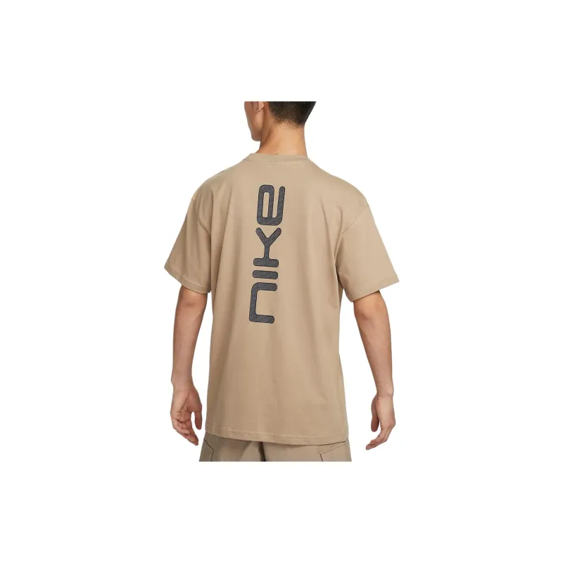 Nike T Shirts Men Khaki-3