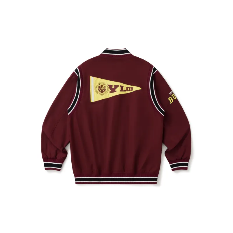 BURNIN Jackets Unisex Burgundy-1