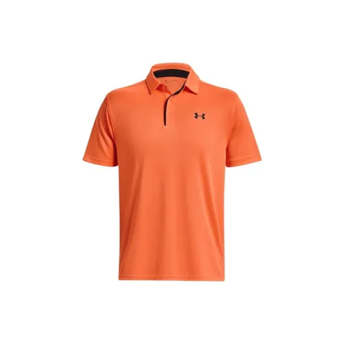 Under Armour Polo Shirts Men Orange