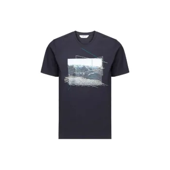 Ermenegildo Zegna T Shirts Men Dark Blue