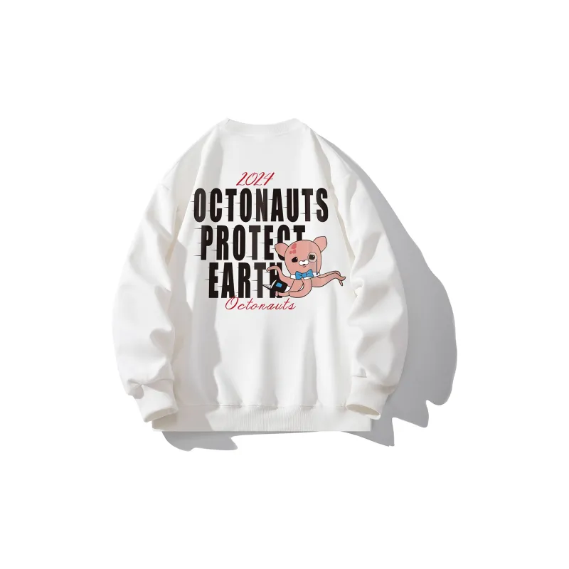 Small Columns Under The Sea Sweatshirt Unisex-4