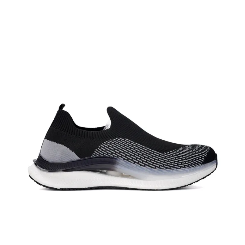 VOIT Anti Slip Wear Resistant Low Top Casual Shoes Unisex Black-1