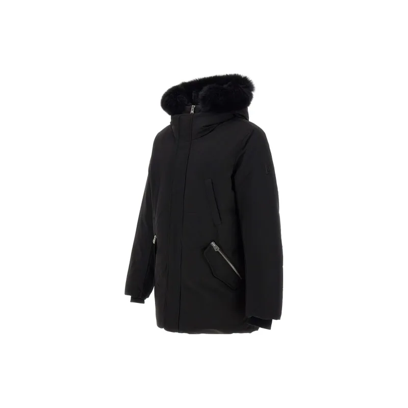 MACKAGE Edward Faux Fur Trim Hooded Padded Jacket-2