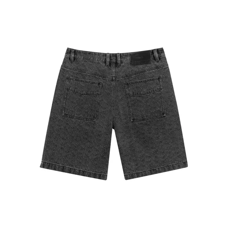 GXG Denim Shorts Men's Black Gray-1