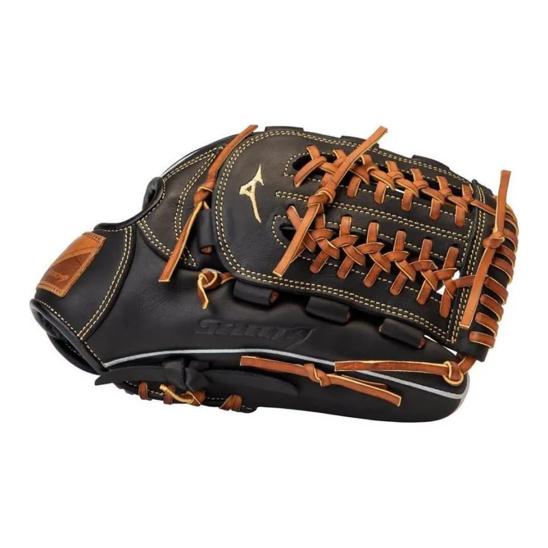 Mizuno Baseball Gloves Catcher's Glove Pigskin Unisex Black Brown-4