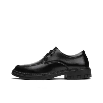 King Jinmai Men's Casual Shoes Men Low Top Black, Brown