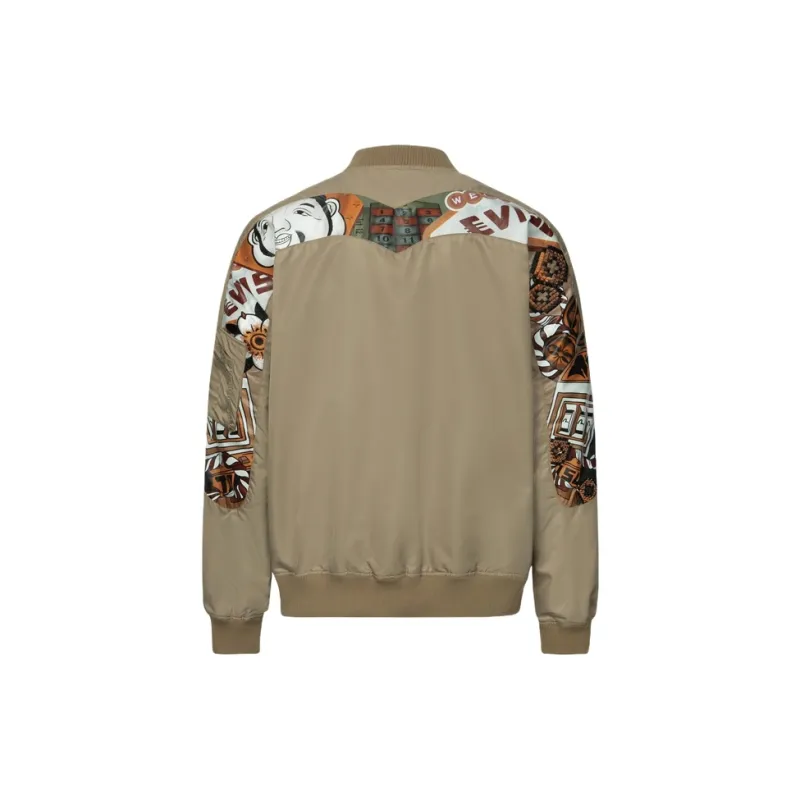 EVISU Logo-print Bomber Jacket-4