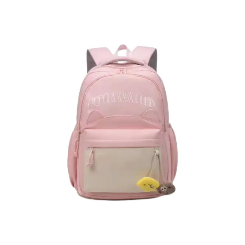 ZUOBAILI Nylon Backpack Large Size Unisex Red/Pink/Black/Blue/Khaki-2