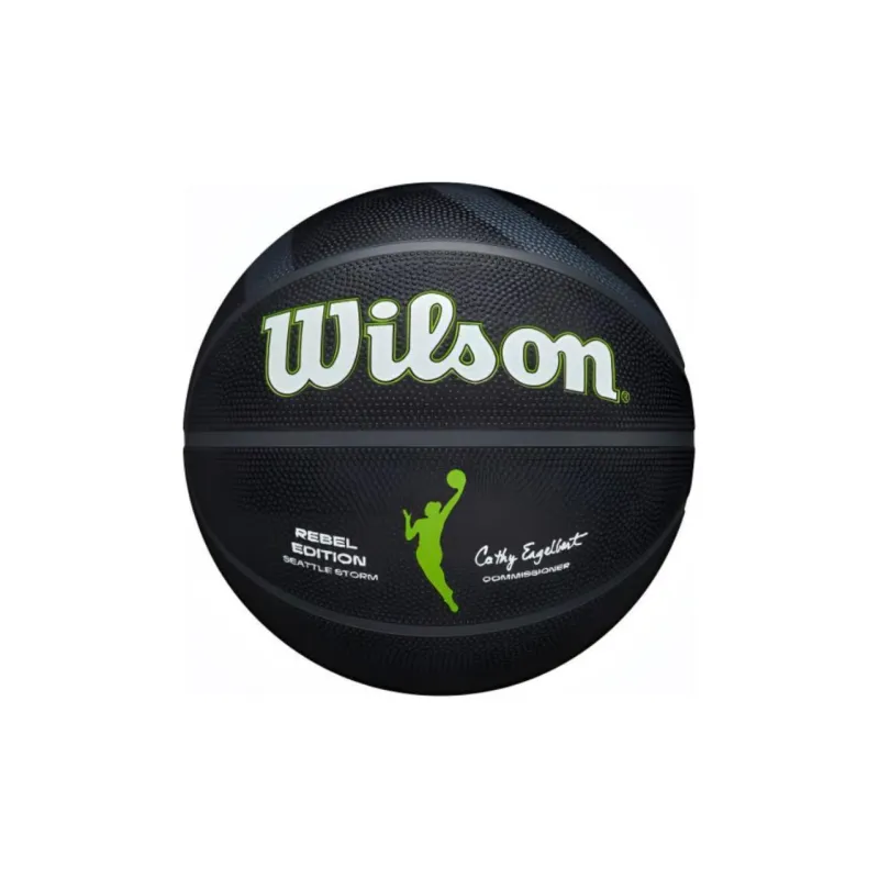 Wilson Basketball Black Green Size 6 Ball Training Unisex-0