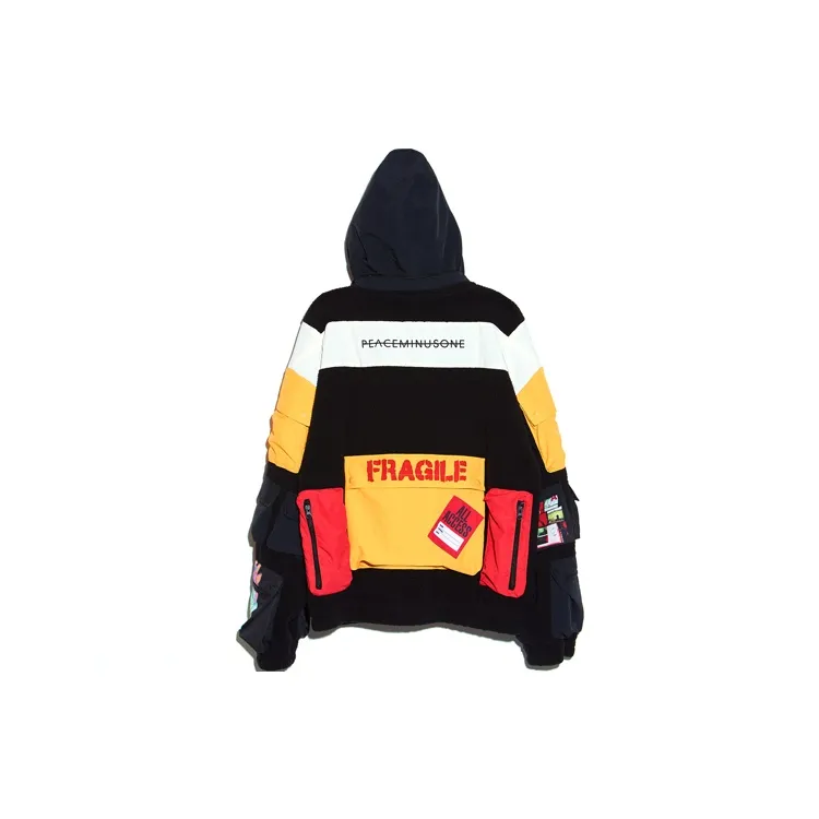 Peaceminusone Jackets Unisex Black-3