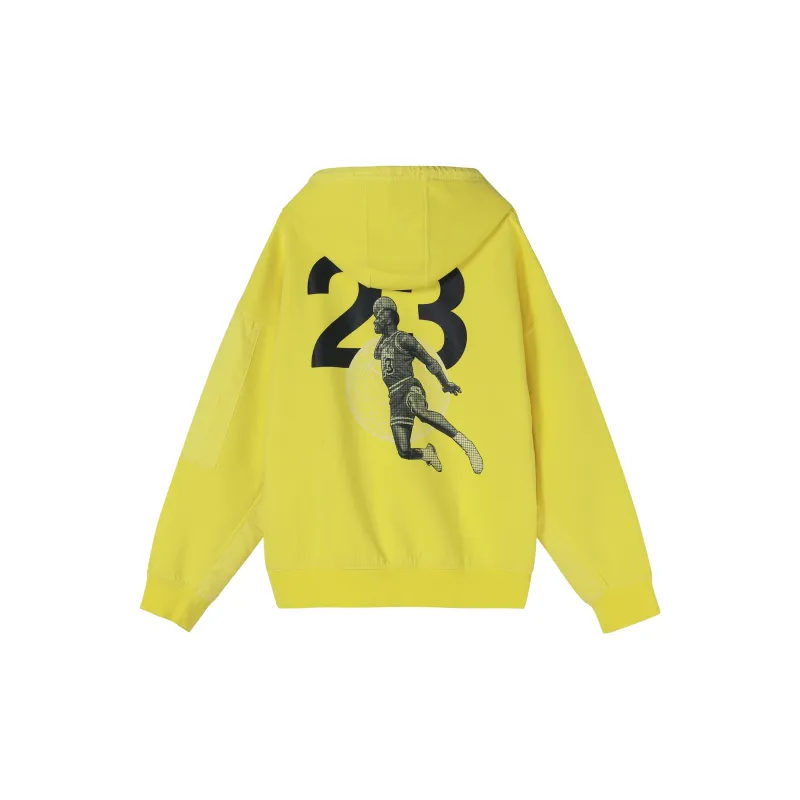 Jordan 23 Sweatshirts Men European Leather Yellow-1