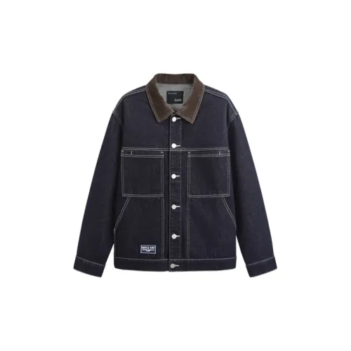 GXG Denim Jackets Men Dark Blue