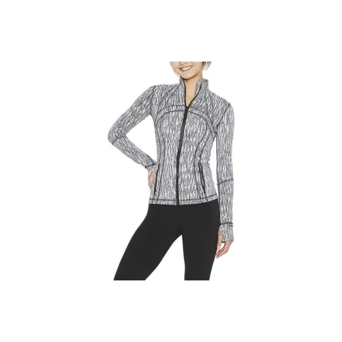 Lululemon Define Jackets Women's Jacquard Black/White