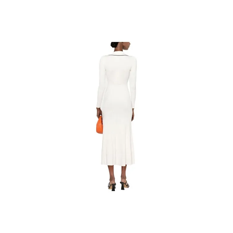Self portrait Long Sleeved Dresses Women's White-1
