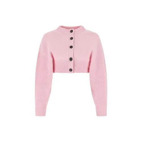 Alexander McQueen SS22 Loose Fit Knitwear Women's Pink