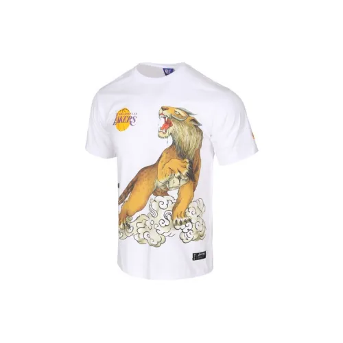 NBA Los Angeles Lakers T-Shirts Unisex White