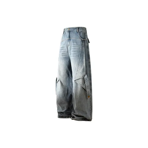 EMINU Jeans Unisex Blue