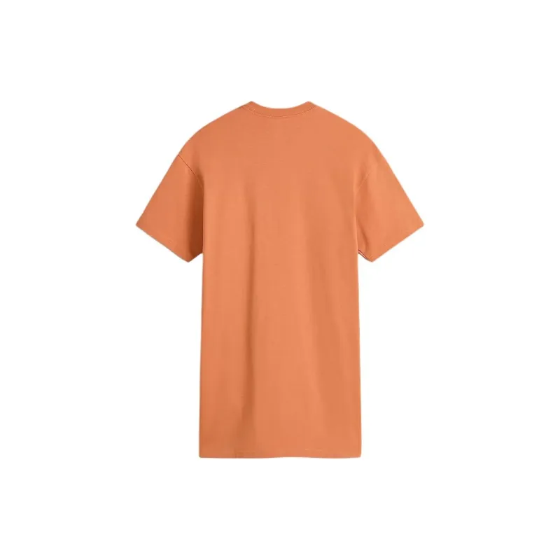 Vans CENTER Drop Shoulder Sleeve T-Shirt Women's Orange-1