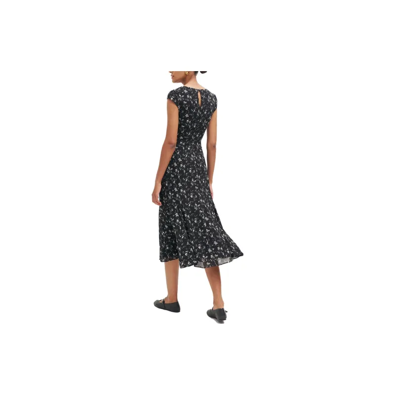 Reformation Short-Sleeved Dresses Women's Black-1