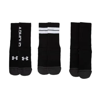 Under Armour Mid Calf Socks Unisex 3 Pack