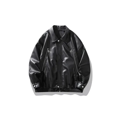 YooMore Leather Jackets Unisex