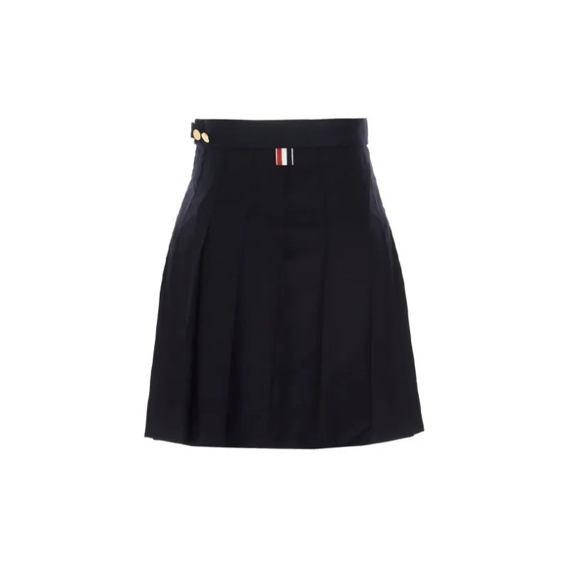 THOM BROWNE Pleated Mini Skirt-1