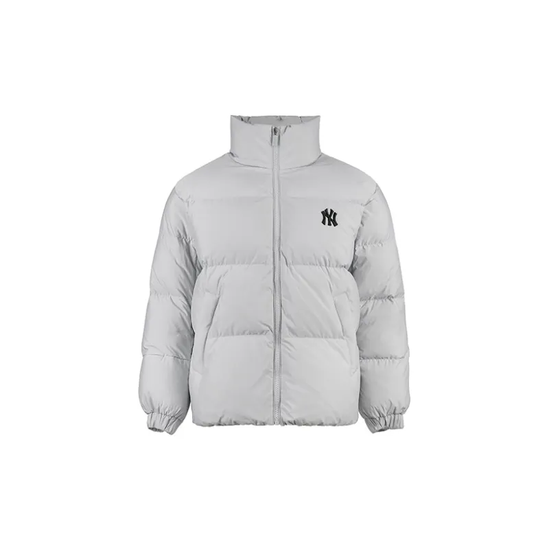 MLB New York Yankees Down Jackets Unisex Heather Gray-1