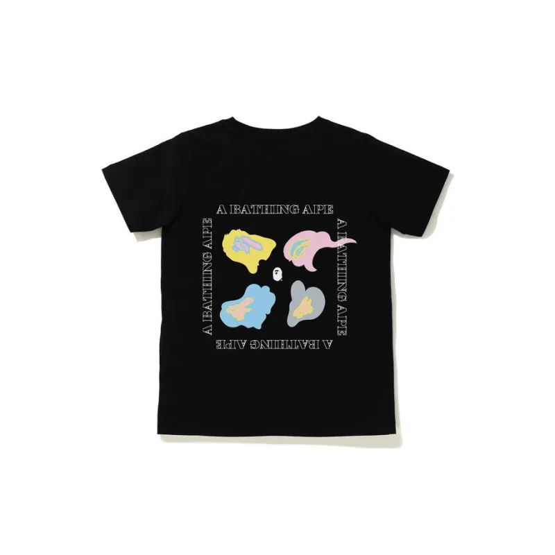 A BATHING APE Def Camo Tee White/Multi-1