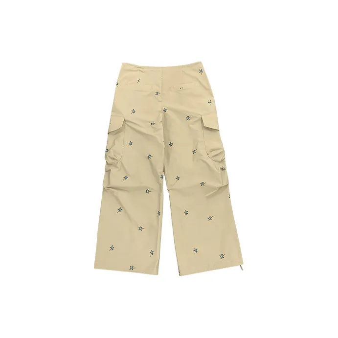 MeiHaoStore Cargo Pants Women's Khaki-1