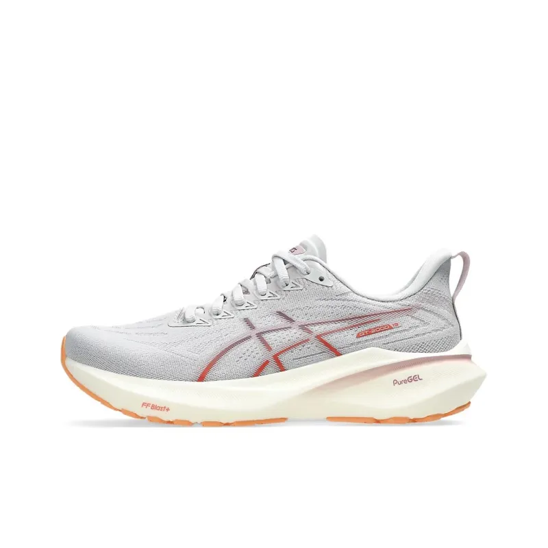 Asics Anti Slip Wear Resistant Low Top Running Shoes Women's Gray-0