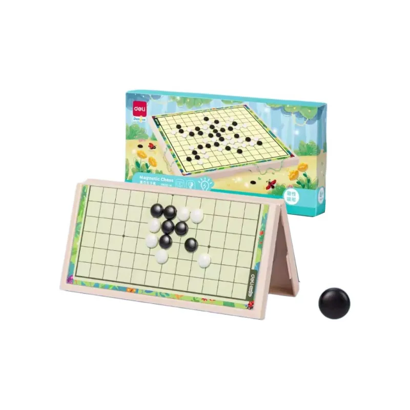 Deli Flight Chess, Checkers, Go, Stratego, Chinese Chess, Magnetic Foldable Puzzle Games, Portable Board Games-3